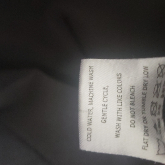 Lily by Firmiana top women’s size medium black blouse 5% spandex 95% polyester - Picture 10 of 12